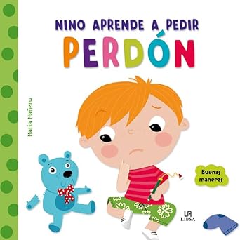 Niño aprende a pedir perdón - Tapa dura