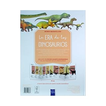 Enciclopedia Infantil: Mundo Maravilloso – La Era de los Dinosaurios (Tapa dura)