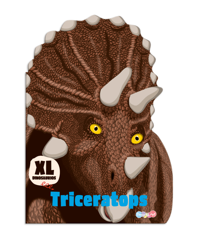 Triceratops . Tapa dura