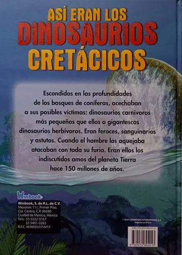Así eran los dinosaurios cretácicos - Tapa dura